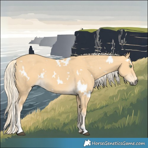 Horse Color:White Spotted Palomino 