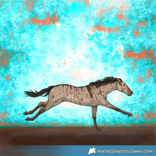 Horse Color:Liver Red Dun Brindle