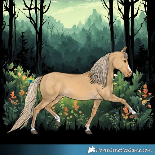 Horse Color:Palomino Dun