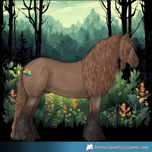 Horse Color:Liver Red Dun