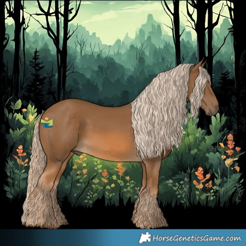 Horse Color:Chocolate Palomino 