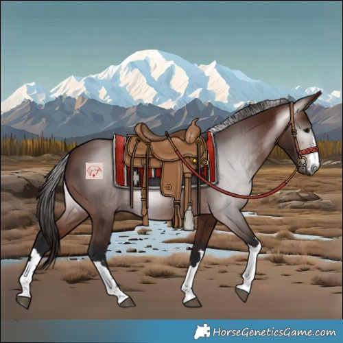 Horse Color:Gray Bay 