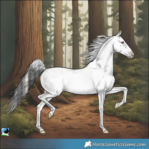 Horse Color:Blue Onyx Sabino Frame Rabicano 