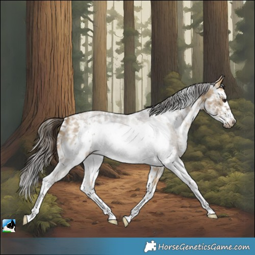 Horse Color:Buckskin Dun Sabino Frame