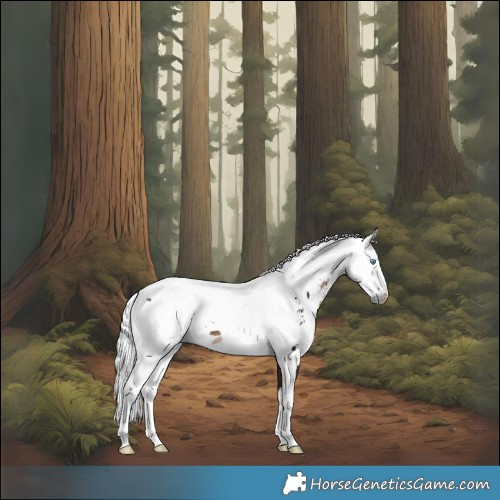 Horse Color:Brown Harlequin Merle 