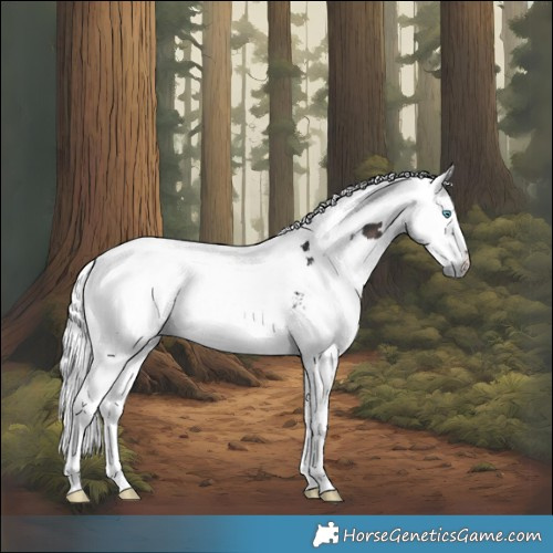 Horse Color:Brown Harlequin Merle 