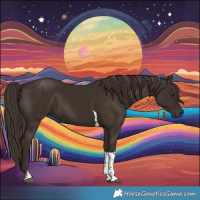 Horse Color:Liver Chestnut Tobiano