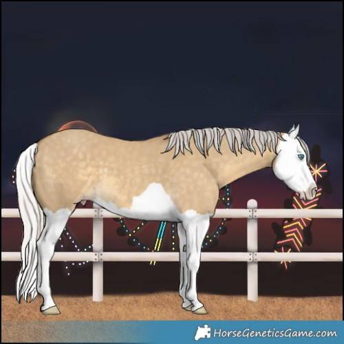 Horse Color:Silver Classic Cream Champagne Dun Splash 