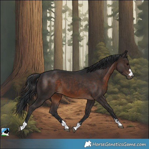 Horse Color:Brown 