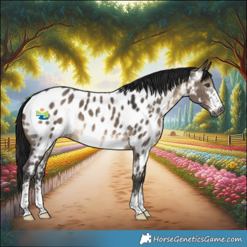 Horse Color:Gray Brown Dun Mushroom Sabino Appaloosa 