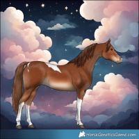 Horse Color:Chestnut Tobiano