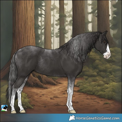 Horse Color:Platinum Liver Chestnut Splash Tobiano Rabicano 