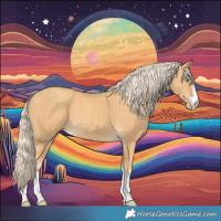 Horse Color:Gold Cream Champagne 