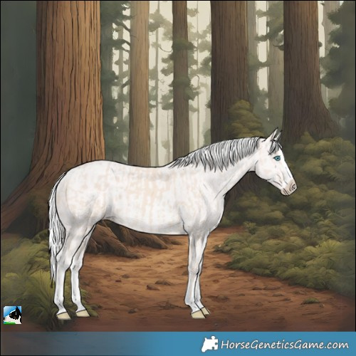 Horse Color:Cremello Splash and Cremello Splash