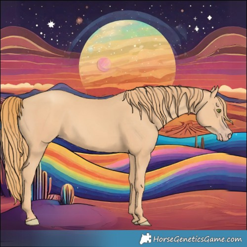 Horse Color:Gold Champagne