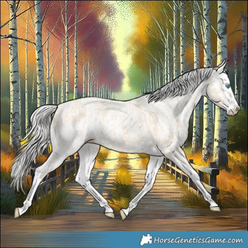 Horse Color:Cremello Splash  and White Spotted Cremello Splash 