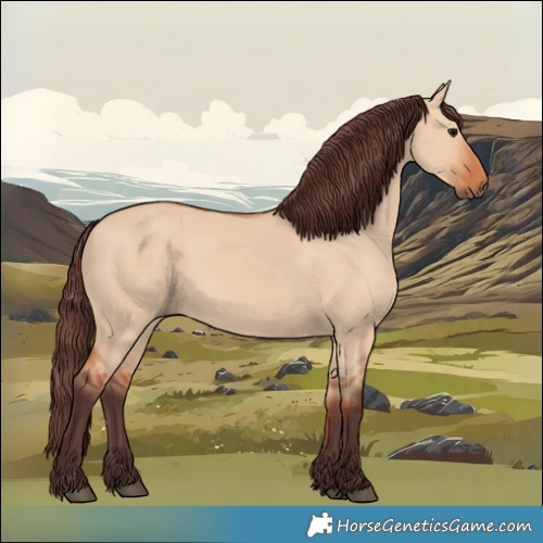 Horse Color:Chocolate Bay Dun 