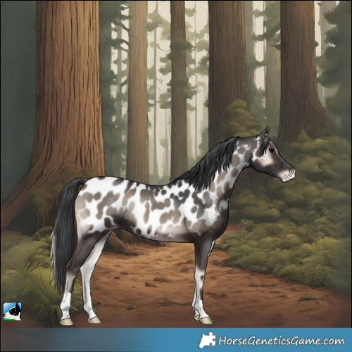 Horse Color:Blue Onyx Near Leopard