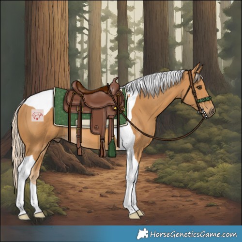 Horse Color:Palomino Tobiano 