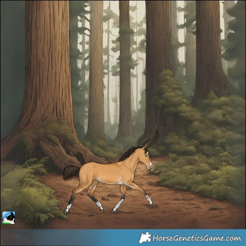 Horse Color:Buckskin Dun Splash 