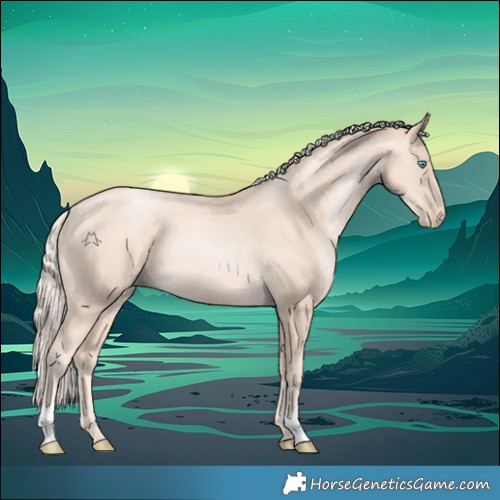 Horse Color:Gold Cream Champagne Pearl