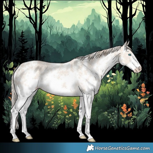 Horse Color:Smoky Creme Sabino  and Smoky Creme Sabino Rabicano 