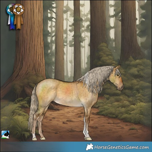Horse Color:Chocolate Palomino Dun Tobiano Rabicano Brindle