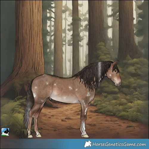 Horse Color:White Spotted Liver Red Dun Tobiano Rabicano Brindle 