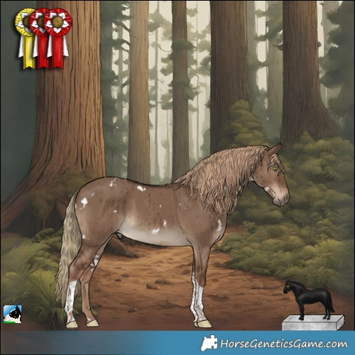 Horse Color:White Spotted Liver Red Dun Tobiano Rabicano Brindle