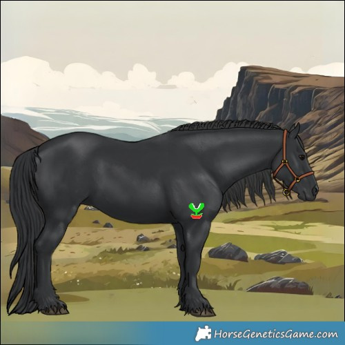 Horse Color:Black 
