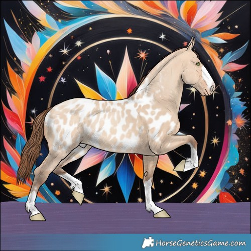 Horse Color:Amber Champagne Dun Blanket