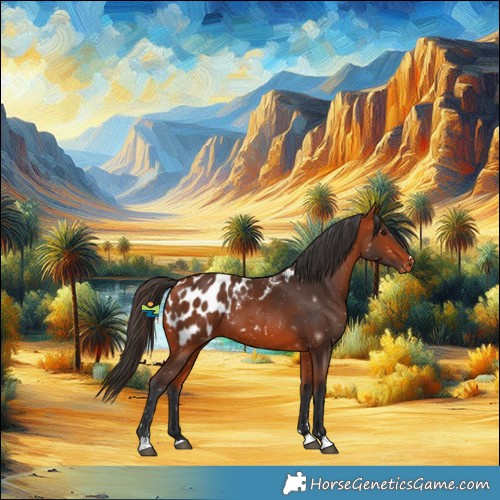 Horse Color:Bay Blanket Rabicano