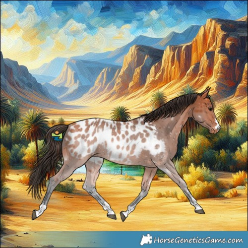 Horse Color:Bay Blanket Rabicano 