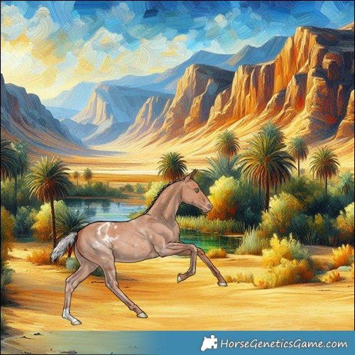 Horse Color:Silver Sable Champagne Appaloosa 