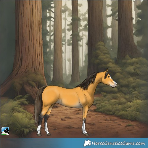 Horse Color:Buckskin Splash 