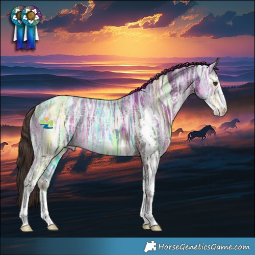 Horse Color:Liver Chestnut Ice Sabino