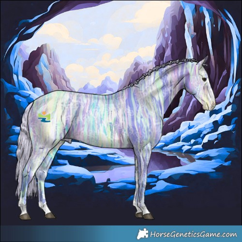 Horse Color:Watercolor Silver Brown Ice