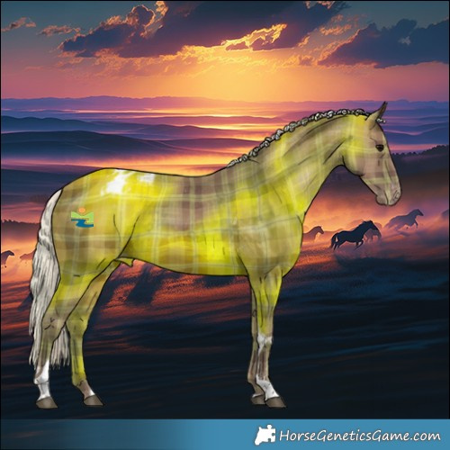 Horse Color:Plaid  Silver Black Tobiano Appaloosa 