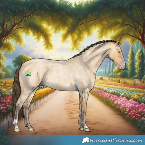 Horse Color:Amber Cream Champagne Roan