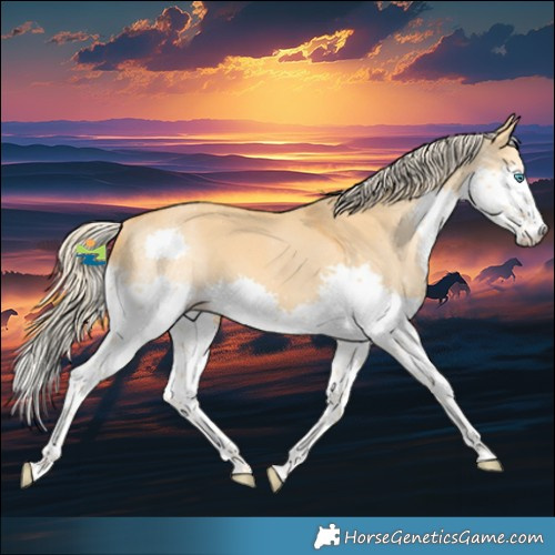 Horse Color:Palomino Dun Splash 