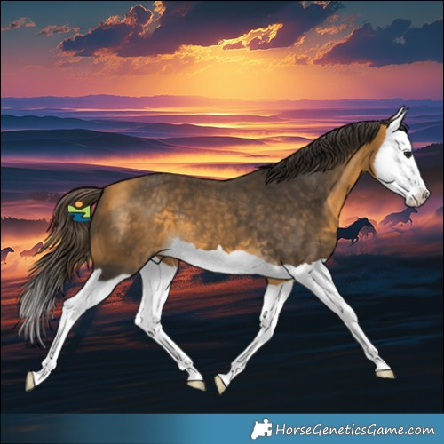 Horse Color:Buckskin Splash 