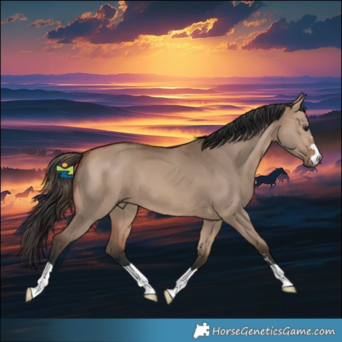 Horse Color:Bay Dun