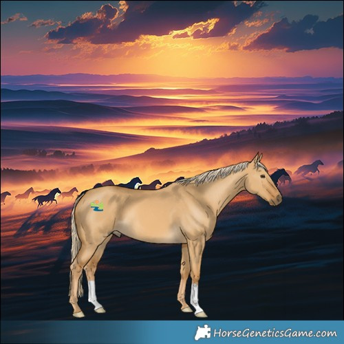 Horse Color:Palomino Dun