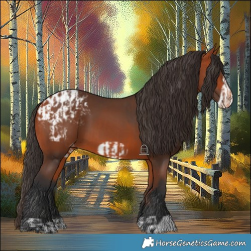 Horse Color:Bay Blanket and Bay Frame Blanket