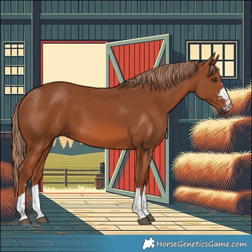 Horse Color:Chestnut 