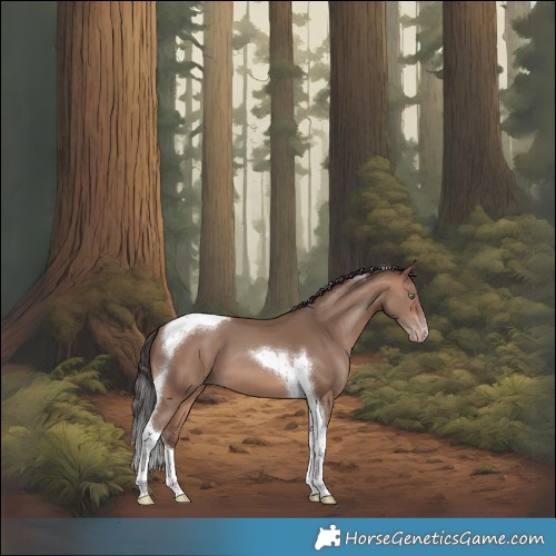 Horse Color:Sable Champagne Tobiano