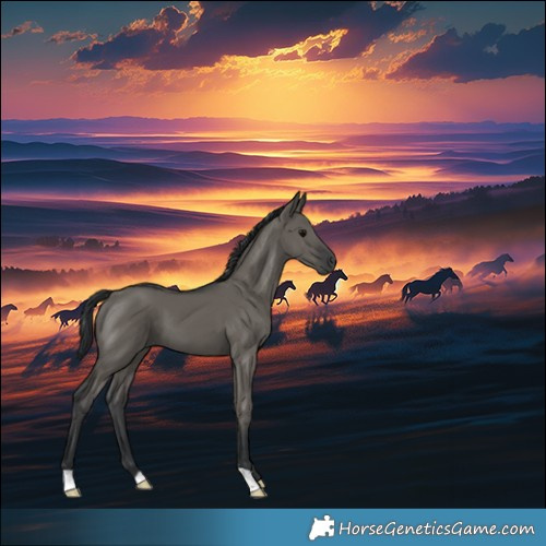 Horse Color:Grullo 