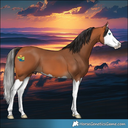 Horse Color:Bay Splash 