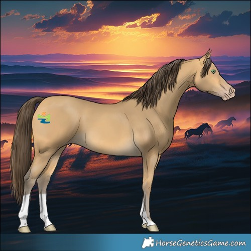 Horse Color:Sable Cream Champagne 