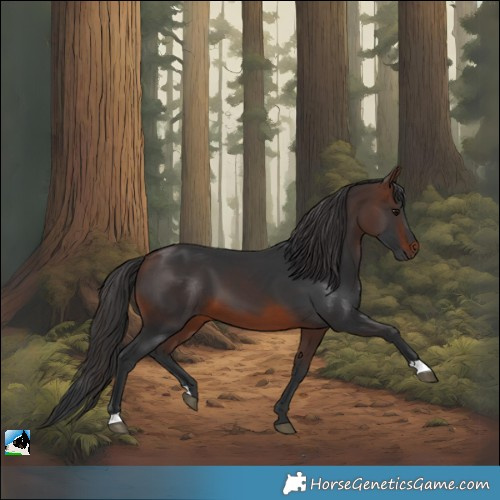 Horse Color:Brown 